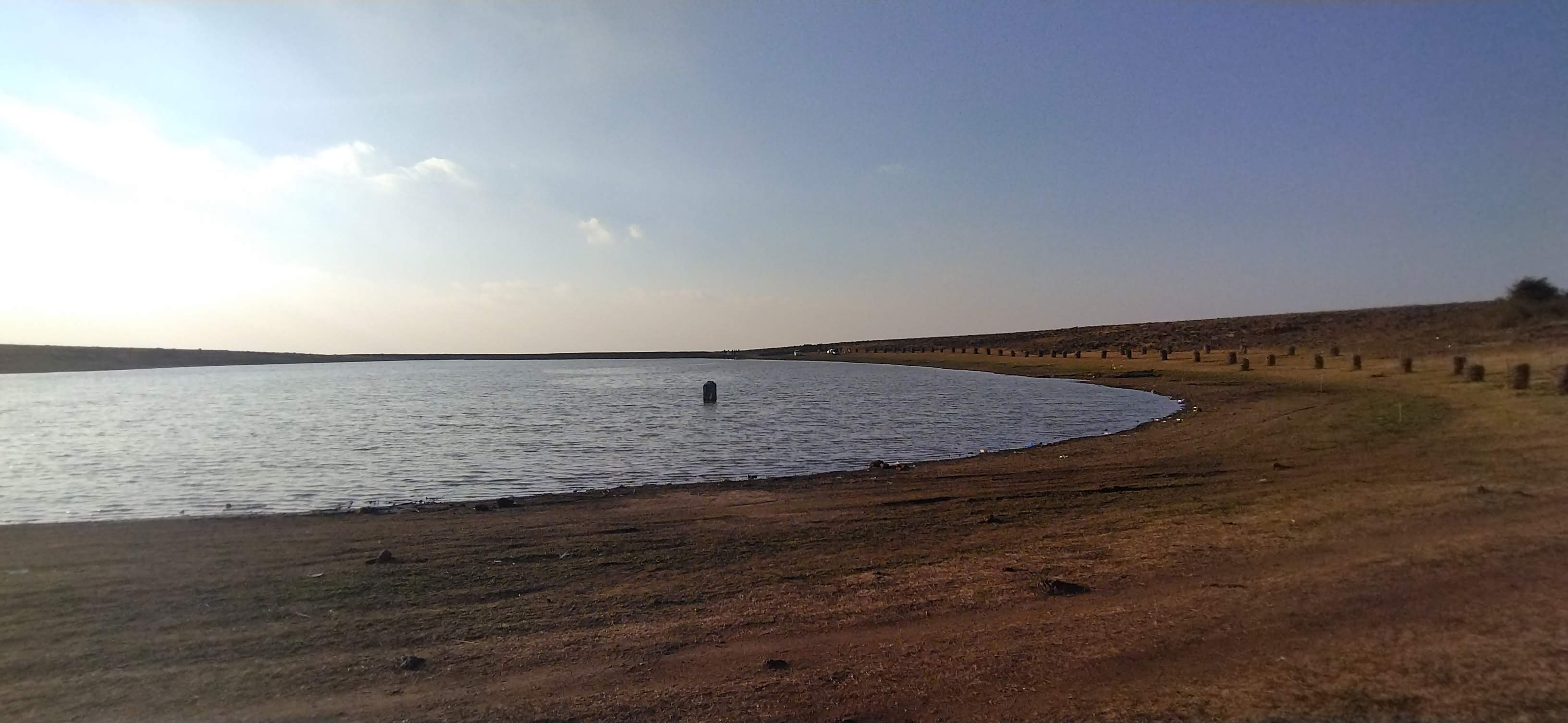 Lake on Balda caves mountain